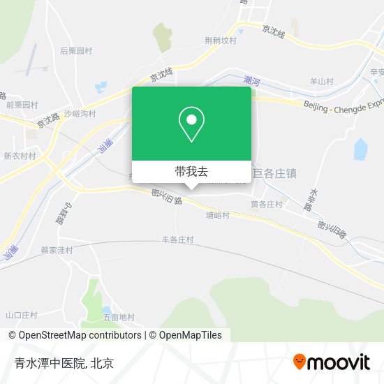 青水潭中医院地图