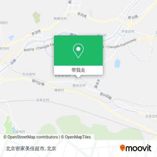 北京密家美佳超市地图