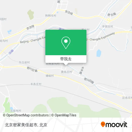 北京密家美佳超市地图