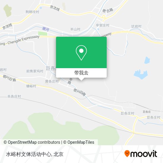 水峪村文体活动中心地图