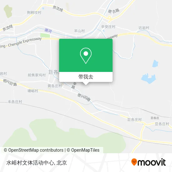 水峪村文体活动中心地图