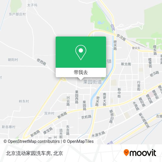 北京流动家园洗车房地图