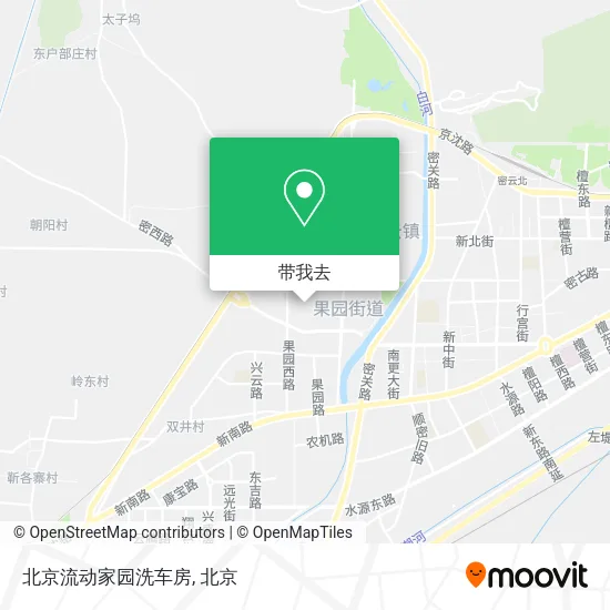 北京流动家园洗车房地图