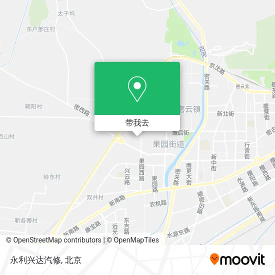 永利兴达汽修地图