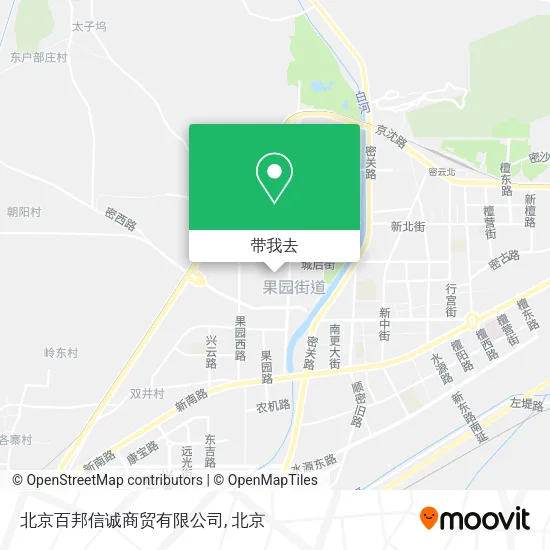 北京百邦信诚商贸有限公司地图