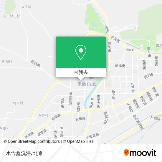 水含鑫洗浴地图