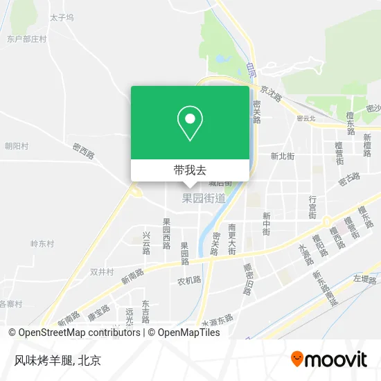 风味烤羊腿地图