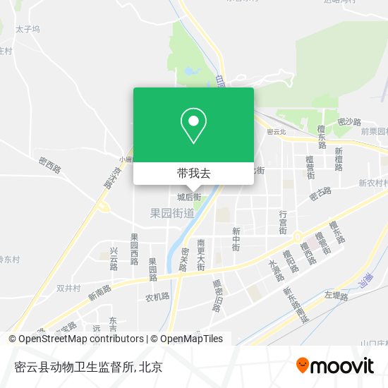 密云县动物卫生监督所地图