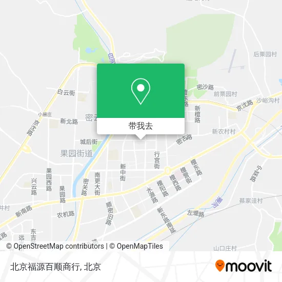 北京福源百顺商行地图