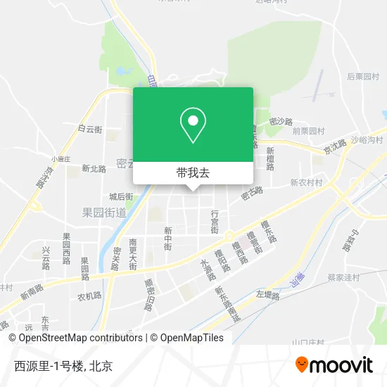 西源里-1号楼地图