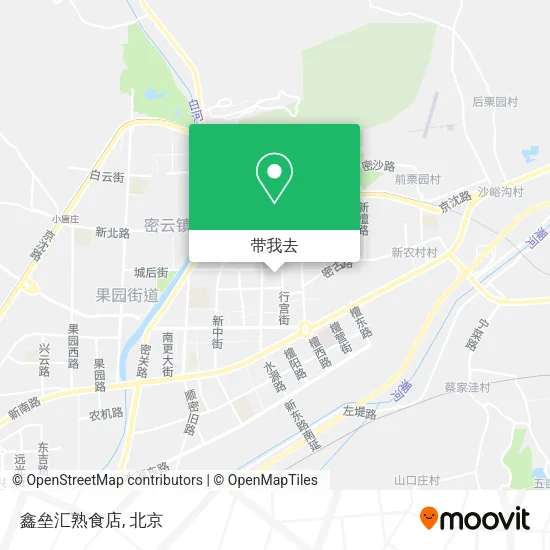 鑫垒汇熟食店地图