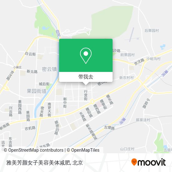 雅美芳颜女子美容美体减肥地图