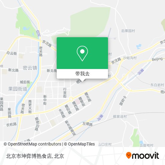 北京市坤弈博熟食店地图