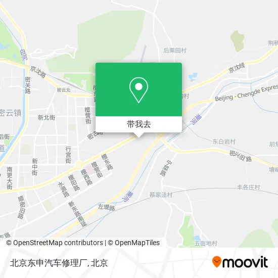 北京东申汽车修理厂地图