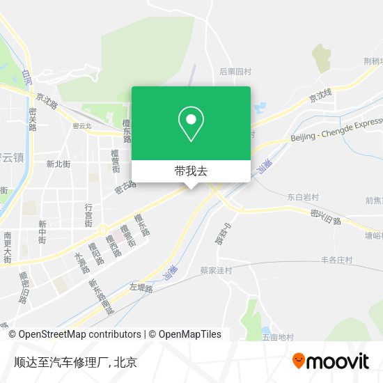 顺达至汽车修理厂地图