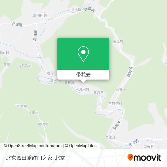 北京慕田峪红门之家地图