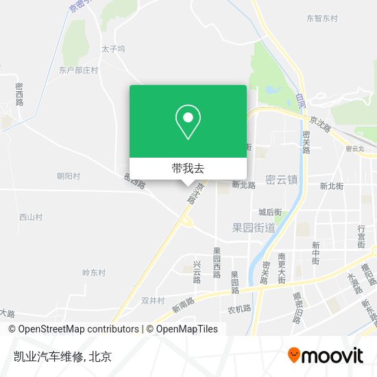 凯业汽车维修地图