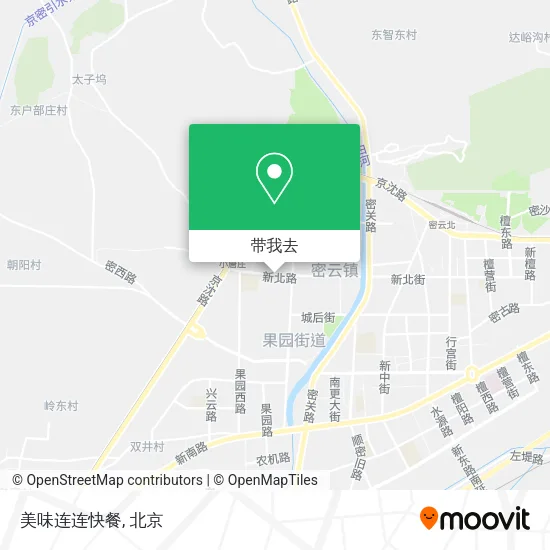 美味连连快餐地图