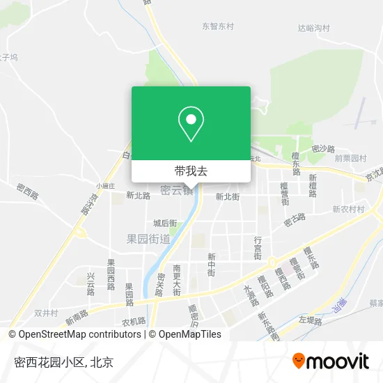 密西花园小区地图