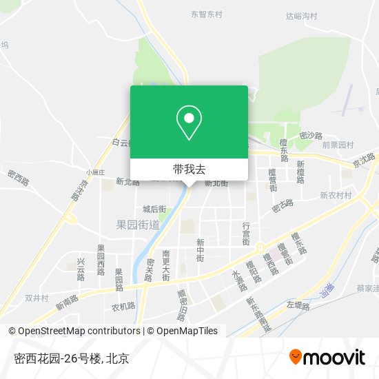 密西花园-26号楼地图