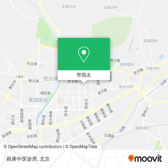 易康中医诊所地图