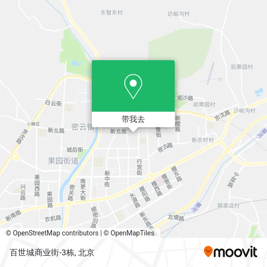 百世城商业街-3栋地图