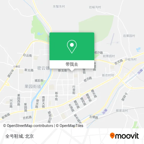 全号鞋城地图