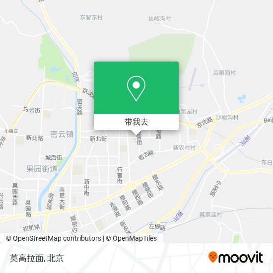 莫高拉面地图