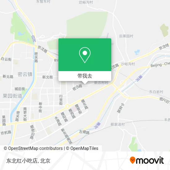 东北红小吃店地图
