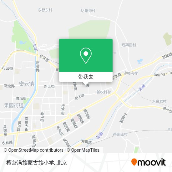 檀营满族蒙古族小学地图