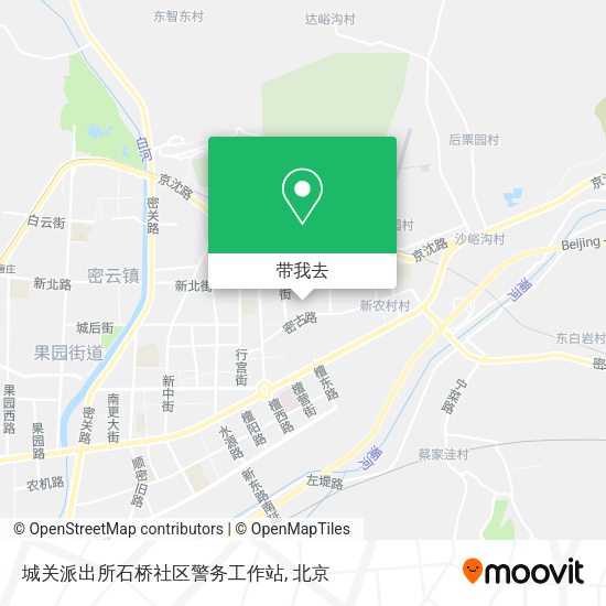 城关派出所石桥社区警务工作站地图