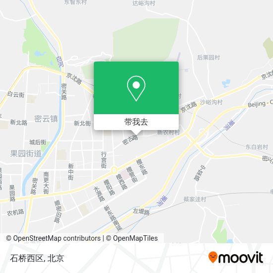石桥西区地图