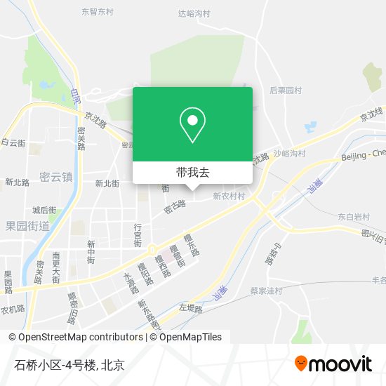 石桥小区-4号楼地图