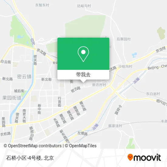 石桥小区-4号楼地图