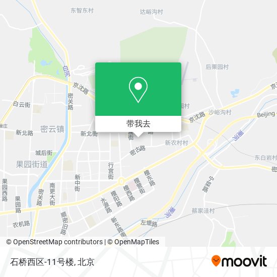 石桥西区-11号楼地图