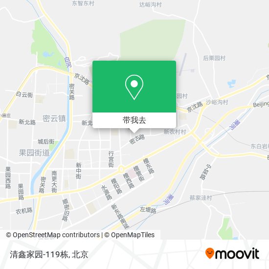 清鑫家园-119栋地图