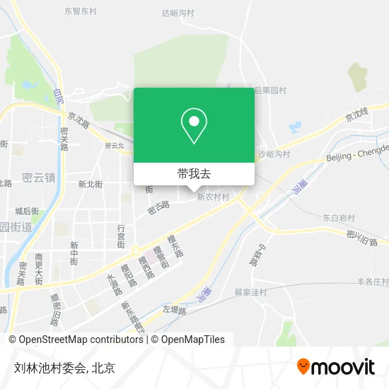 刘林池村委会地图