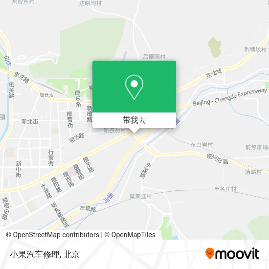 小果汽车修理地图