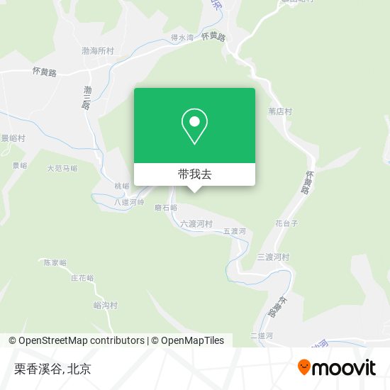 栗香溪谷地图