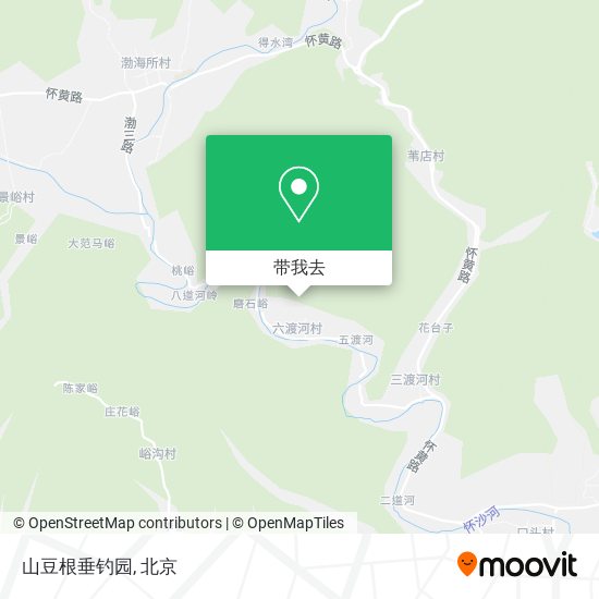 山豆根垂钓园地图