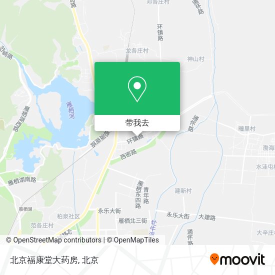 北京福康堂大药房地图
