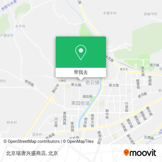 北京瑞唐兴盛商店地图