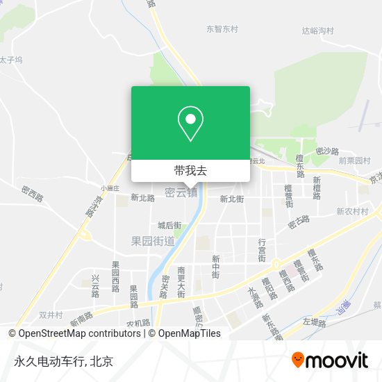 永久电动车行地图