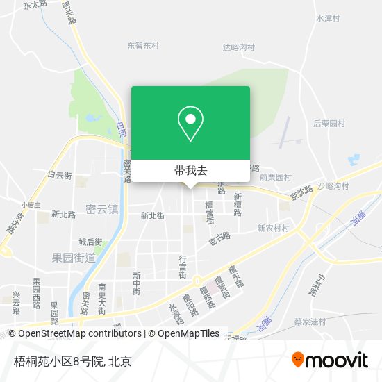 梧桐苑小区8号院地图