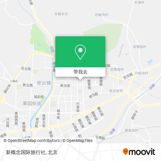 新概念国际旅行社地图