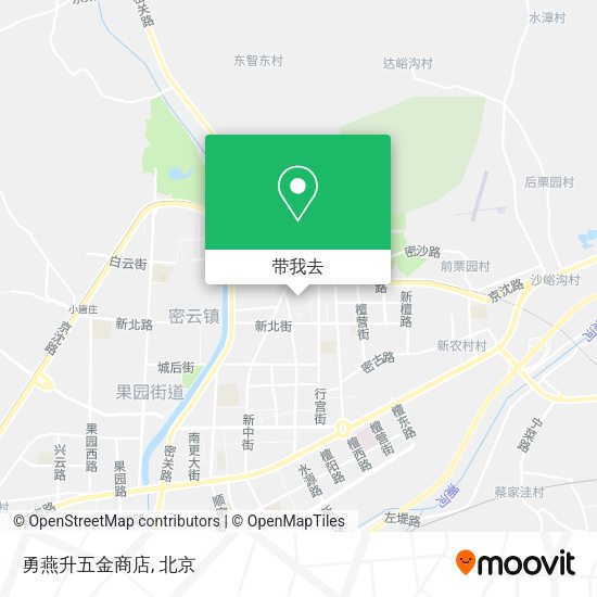 勇燕升五金商店地图