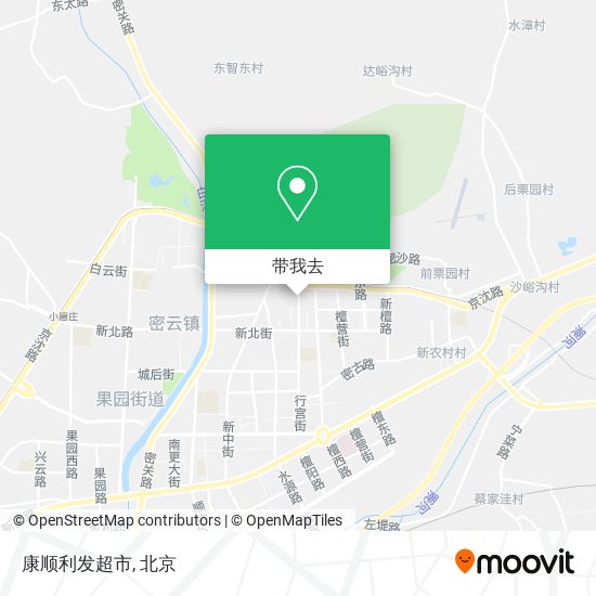康顺利发超市地图