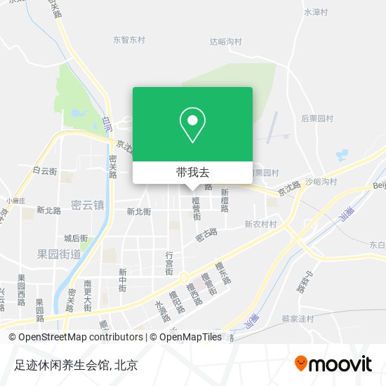 足迹休闲养生会馆地图