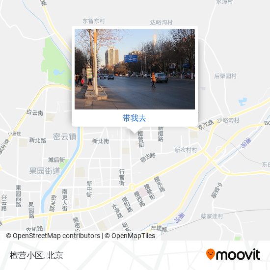 檀营小区地图