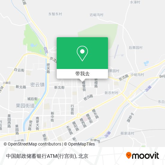 中国邮政储蓄银行ATM(行宫街)地图